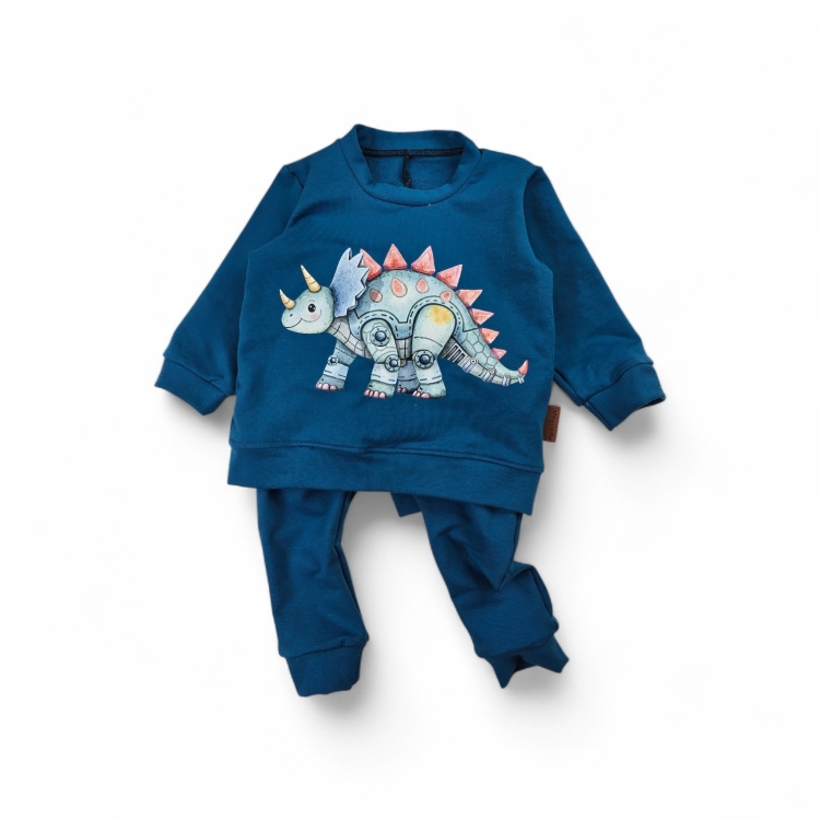 Spodnie dziecięce do kompletu Dino Robo – elastyczny pas i wygodny krój