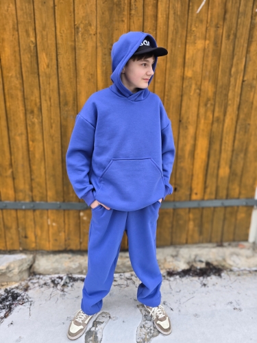 Dres młodzieżowy MILKA ocieplany bluza i spodnie handmade MatiMade