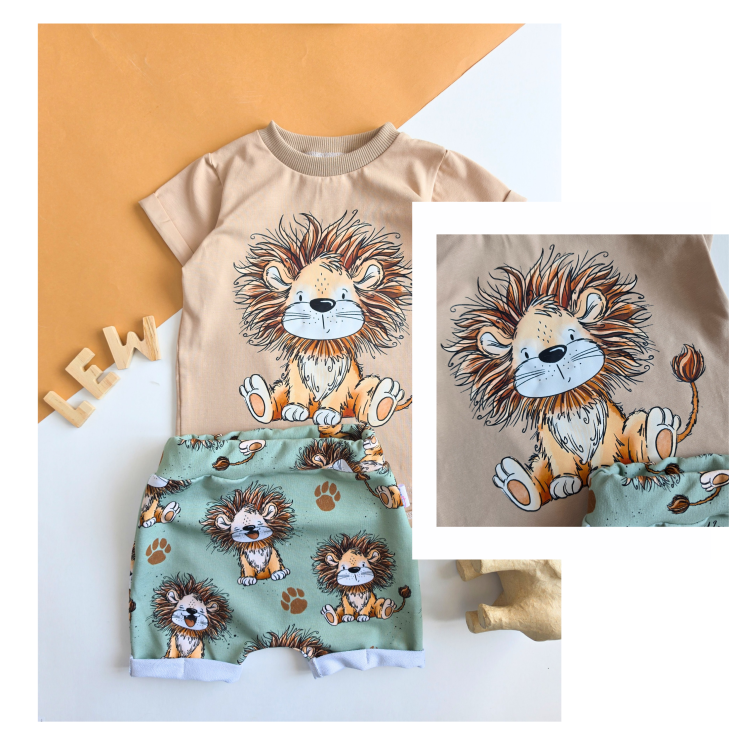 Letni zestaw dla chłopca, szorty i t-shirt