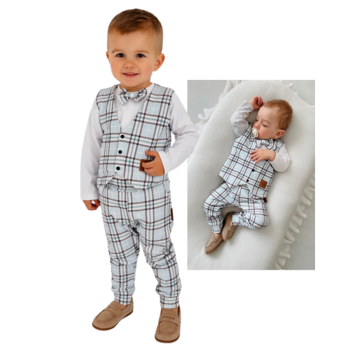 Garnitur elegancki dla chłopca WOJTEK