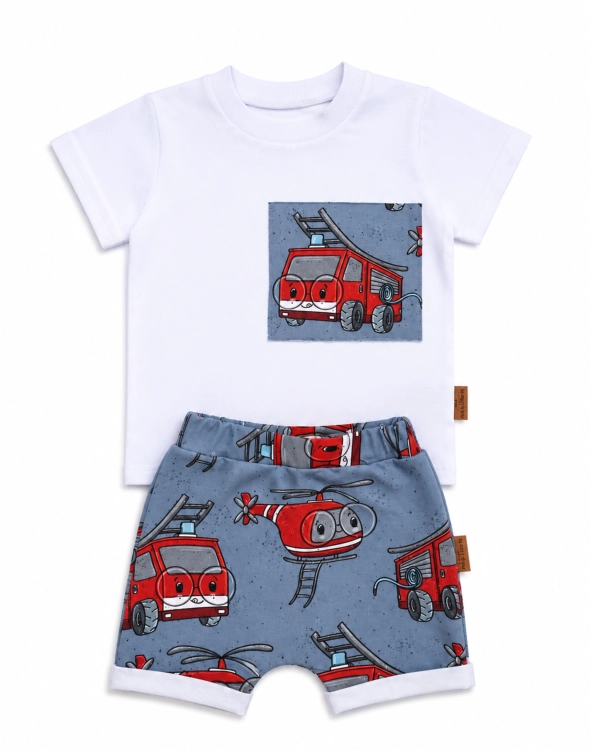 Letni komplet dla chłopca maly strazak- szorty i t-shirt.png
