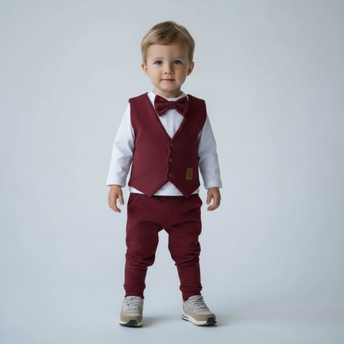 Trzyczęściowy komplet elegancki dla chłopca MatiMade
