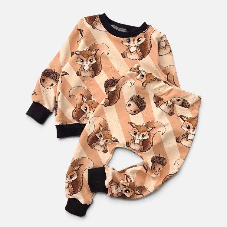 Dres dziecięcy Wiewiórki bluza i spodnie MatiMade