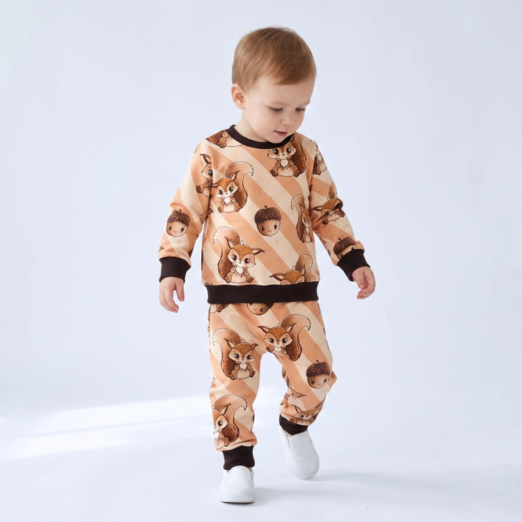 Dres dziecięcy Wiewiórki bluza bez kaptura i spodnie