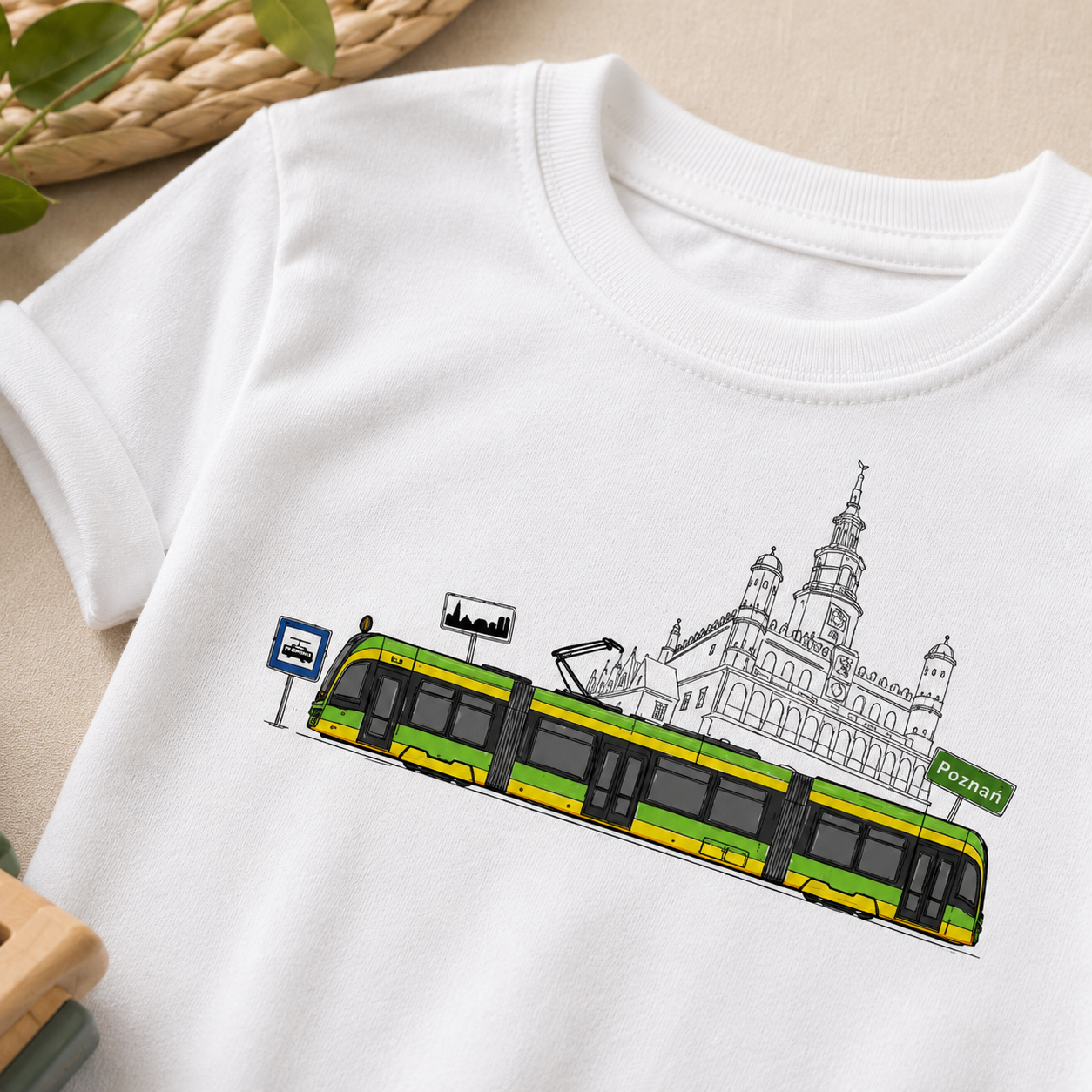 bluzka z motywem tramwaju Poznanskiego